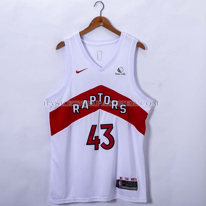 Maillot Tornto Raptors Pascal Siakam Association 2020-21 Blanc